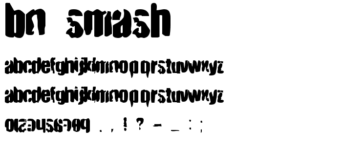 BN Smash font